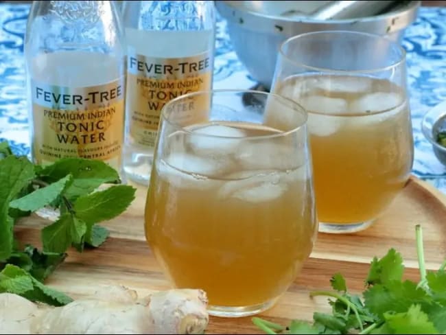 Tonic aux herbes pilées sans alcool