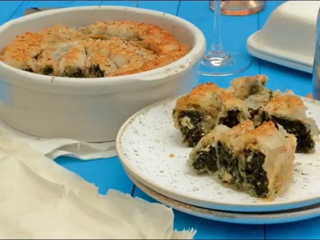 Spanakopita : la tourte grecque aux épinards et feta