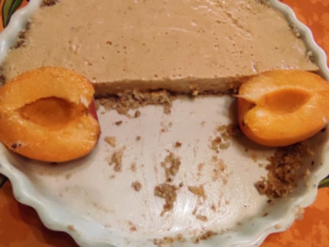 Cheesecake à l'abricot (sans lactose, sans gluten)