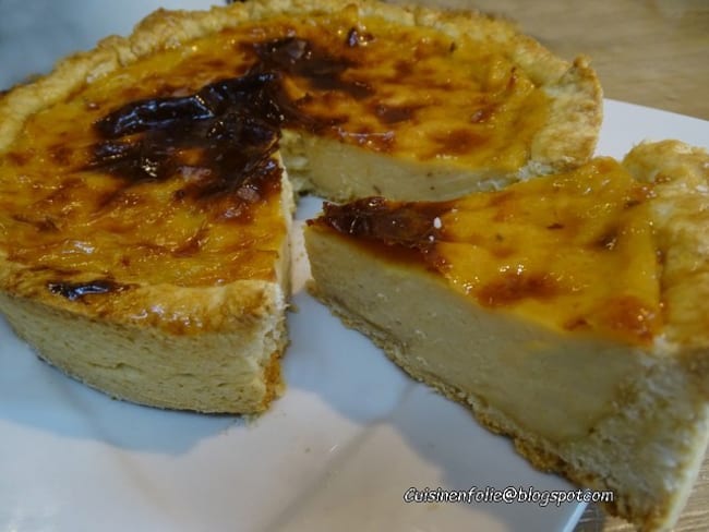 Flan pâtissier à la crème vanillée