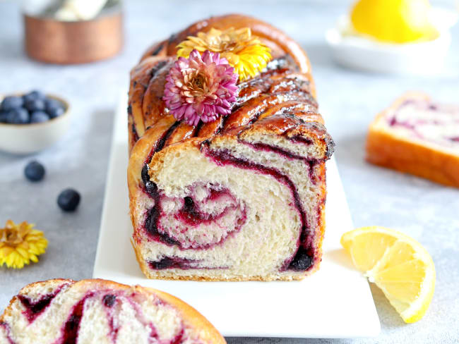 Babka citron myrtille