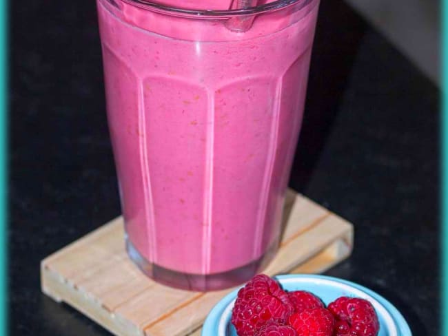 Lassi indien à la framboise