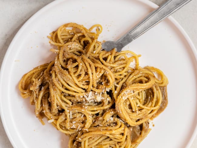 Pâtes à La Sauce Crémeuse à L'aubergine