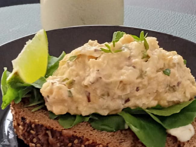 Petite tartine "de la mer"...  sans poisson ni fruits de mer !