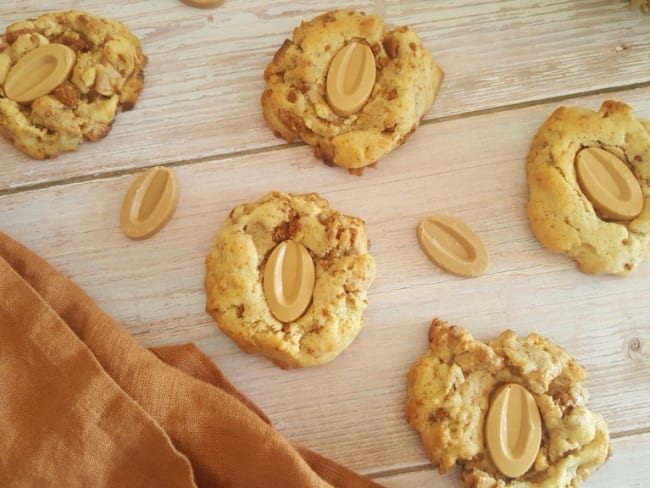 Cookies speculoos et Chocolat dulcey