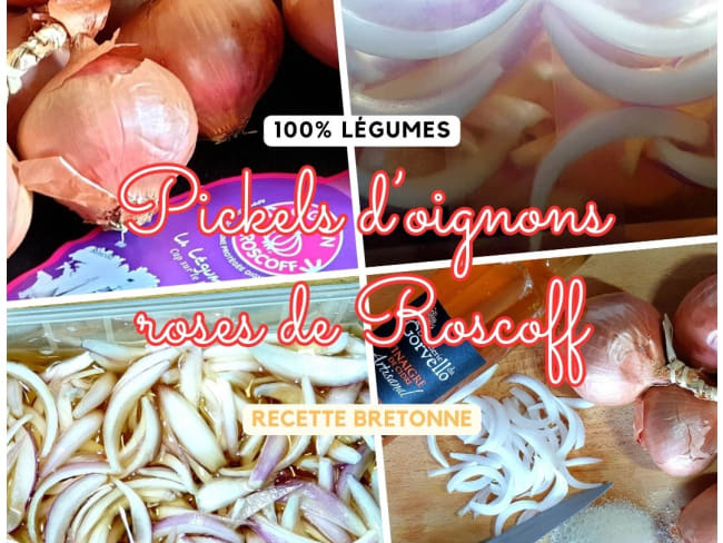 Pickles d’oignons roses de Roscoff bien parfumés