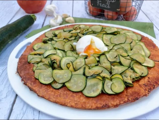 Tarte à la courgette d'après le Chef Cyril Lignac