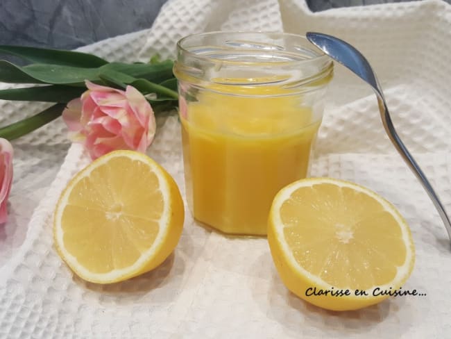 Lemon curd au robot de cuisine Thermomix