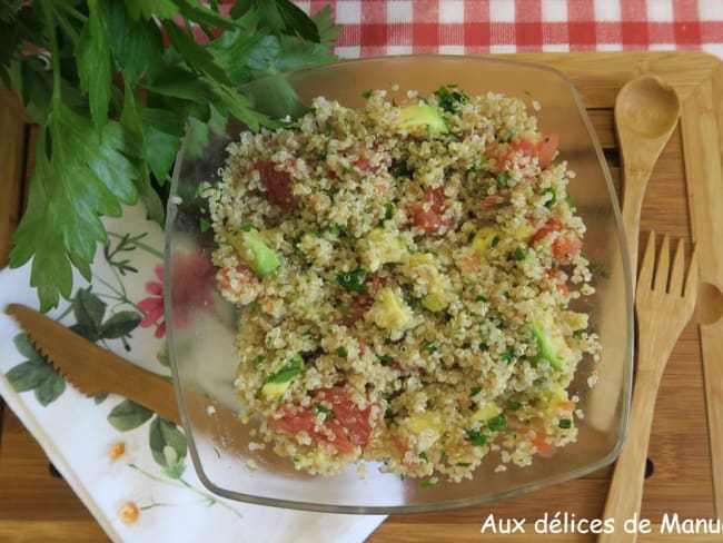 Taboulé de quinoa au pamplemousse et avocat : un régal !