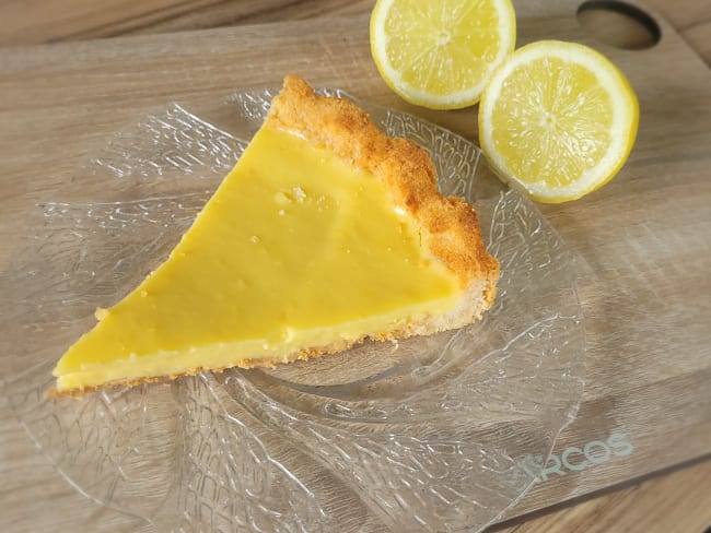 Tarte au citron sans gluten, ni lait, ni sucre, avec ou sans œuf