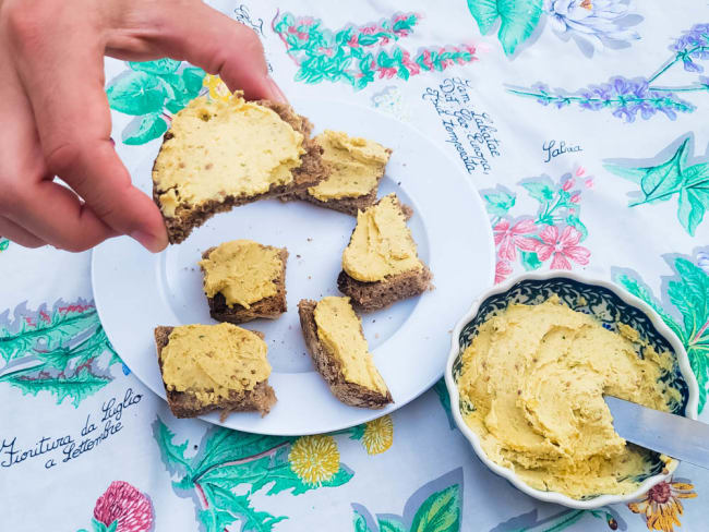 Houmous à l'italienne sans gluten