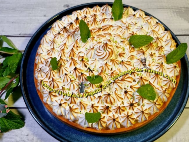 Tarte fraîcheur au mojito