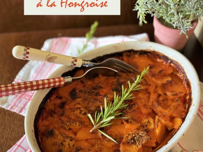 Gratin de pommes de terre à la hongroise