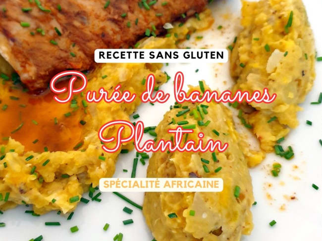 Purée de bananes plantain