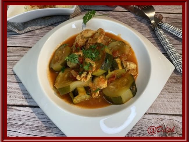 Tajine de poulet épicé au raz el hanout