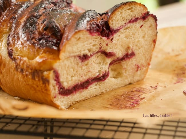 Babka polonaise aux mûres