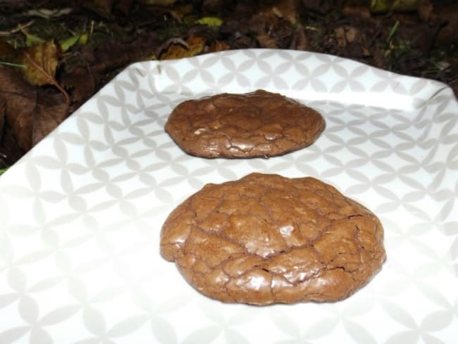 Biscuits cookies soufflés pur chocolat, sans gluten, ni lactose