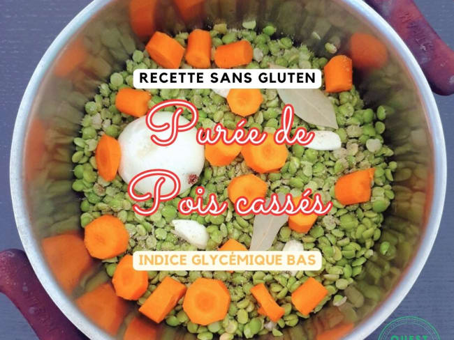 Purée de pois cassés 100% végane