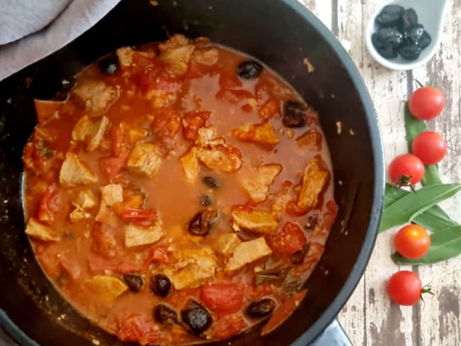 Sauté de veau classique aux olives