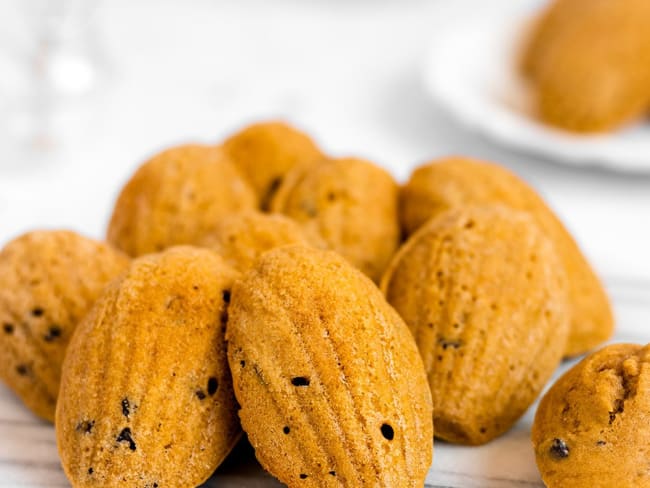 Madeleines vegan au café