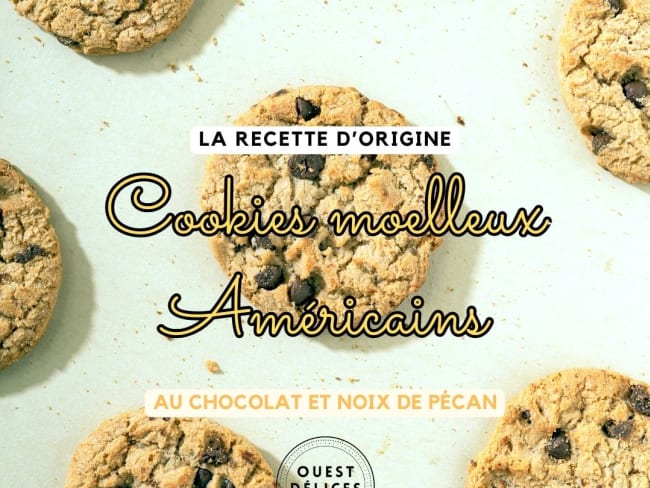 Cookies moelleux américains