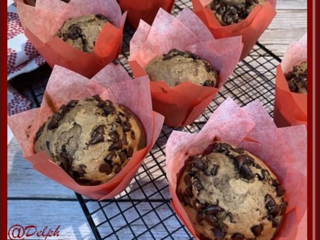 Muffins tout chocolat d'après Nigella Lawson