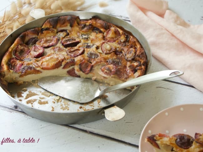 Clafoutis d'automne aux quetsches