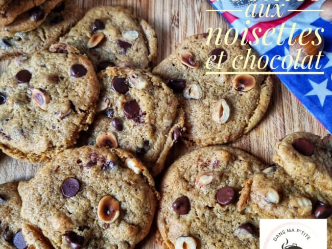 Cookies aux noisettes et au chocolat de Hélène Darroze