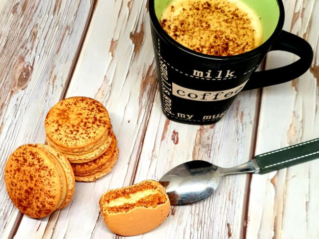 Macarons cappuccino