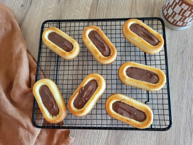 Goûter : des barquettes amande et chocolat