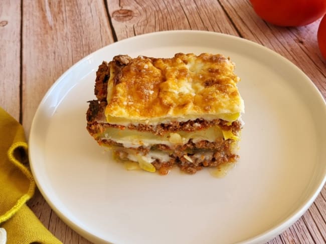 Lasagne à la courgette sans pâte (se préparer à l'avance)