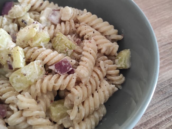 Pâte courgette et Boursin ail et fines herbes