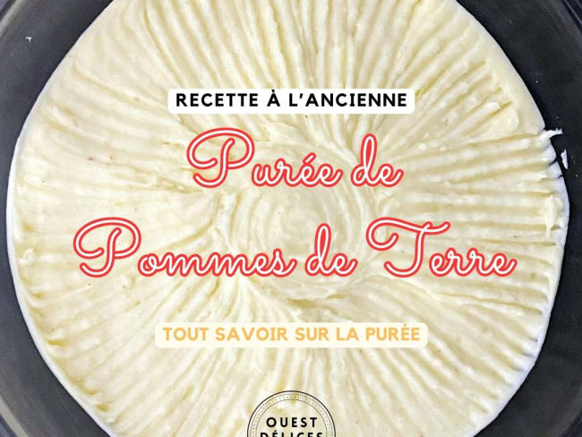 Une purée de pommes de terre de chef à l’ancienne 