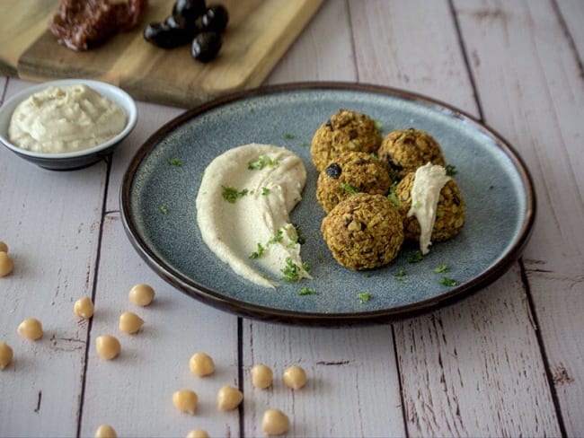 Boulettes de flocons d’avoine à la Méditerranéenne