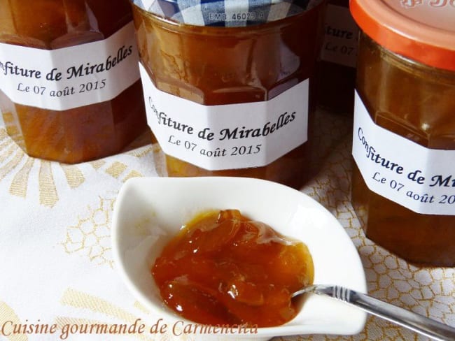 Confiture de mirabelles maison