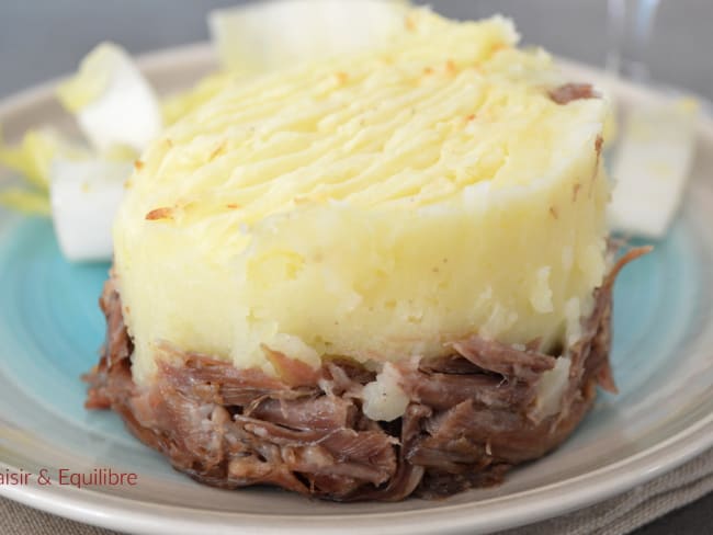 Parmentier de canard confit fait maison