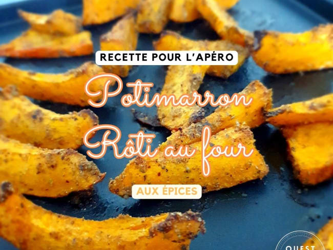 Potimarron rôti au four... pour l'apéro !