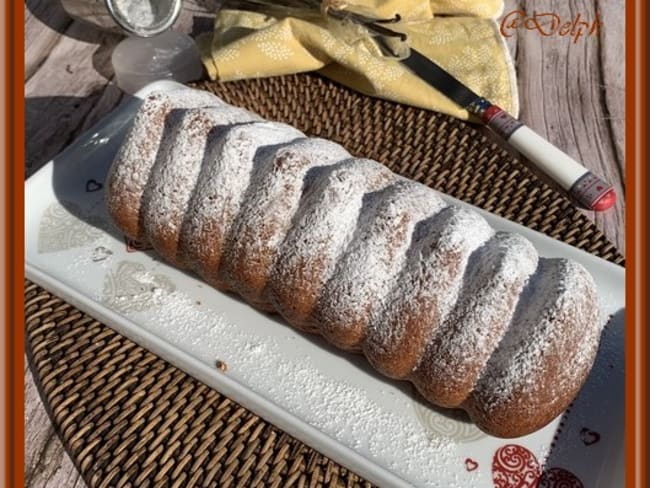 Cake moelleux à la vanille à la façon du Chef Cyril Lignac