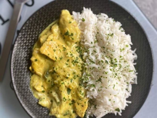 Colombo de poulet courgettes et riz basmati, avec ou sans Cookeo