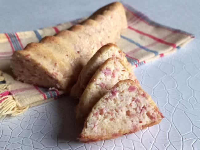 Quich’cake au jambon, sans pâte