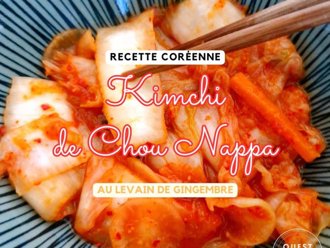 Kimchi de chou chinois au levain de gingembre