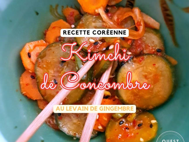 Kimchi coréen au concombre