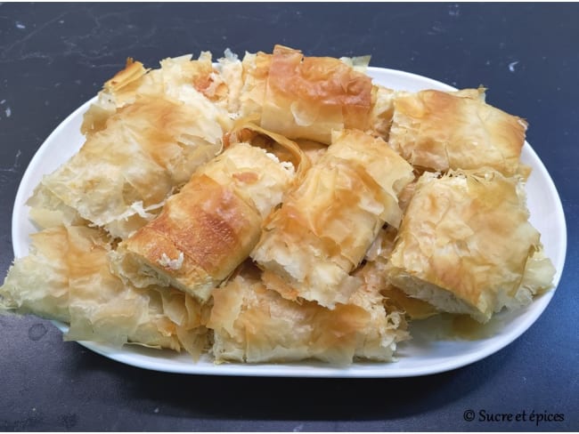 Feuilletés à la choucroute à la pâte filo