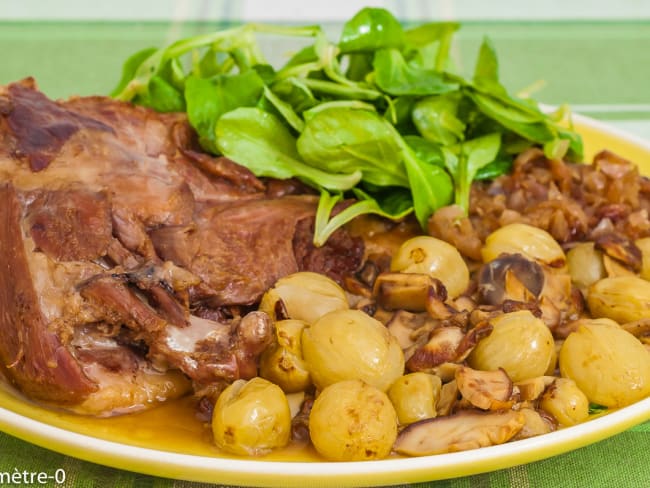 Confit de canard aux deux raisins et oignons confits : une recette automnale