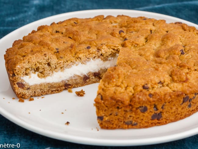 Gâteau italien Sbriciolata à la ricotta et aux pépites de chocolat