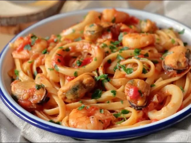 Linguine aux fruits de mer