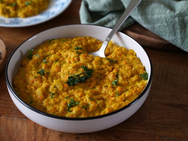 Dahl de lentilles corail