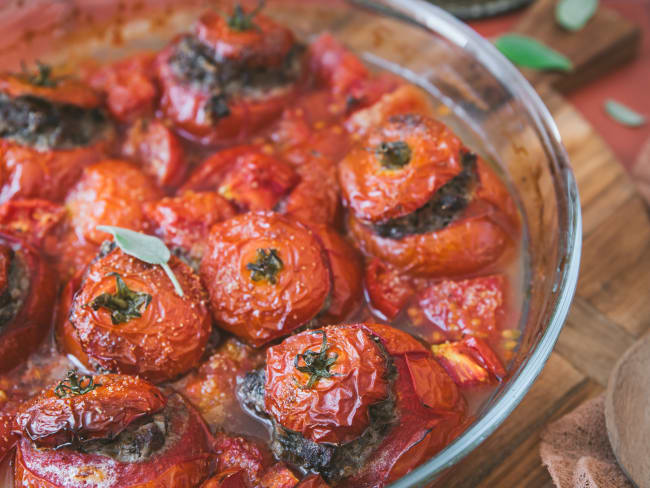 Tomates farcies à la viande de boeuf