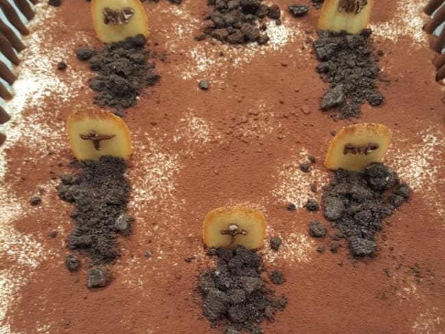 Tiramisu cimetière d’Halloween pour les enfants