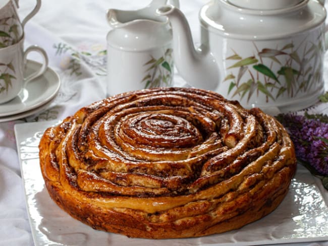 Brioche spirale originale au chocolat